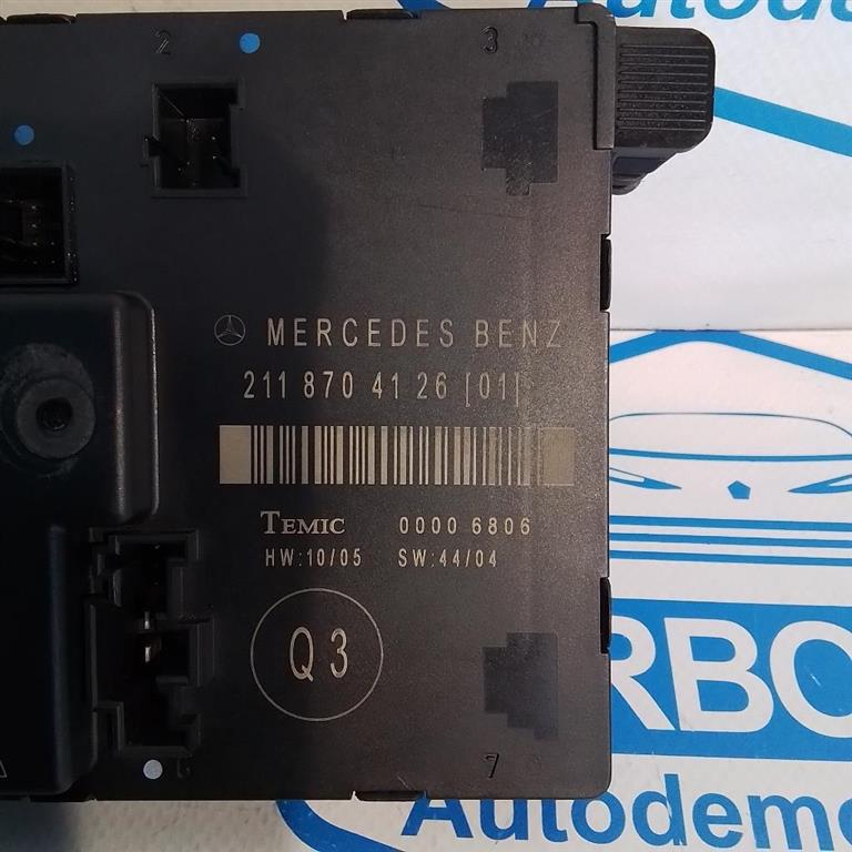 CENTRALINA DI COMANDO PORTA POST. DX. USATO DAL 2005 AL 2009 MERCEDES CLASSE E «W211» (2002) - immagine 4