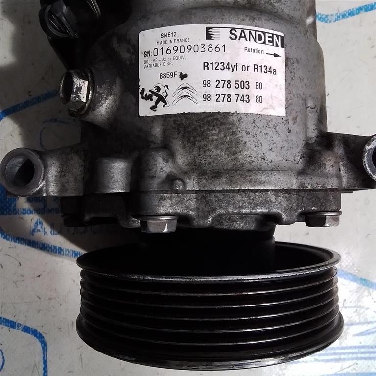COMPRESSORE A/C USATO CITROEN C4 CACTUS (2018) - immagine 3