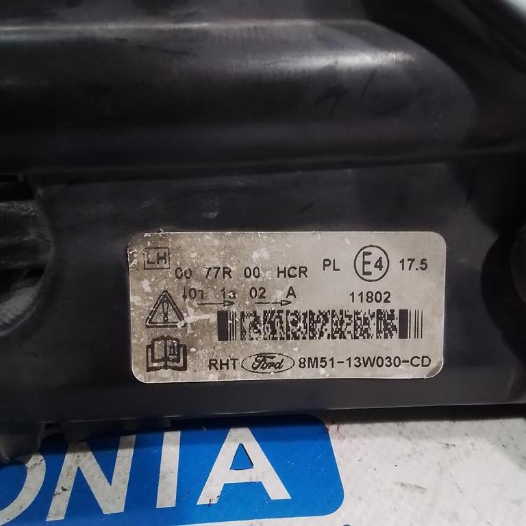 PROIETTORE ANT. SX. USATO DAL 2008 AL 2011 FORD FOCUS «III» (2008) - immagine 4
