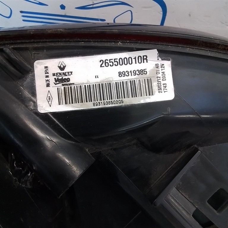 FANALE EST. POST. DX. USATO RENAULT MÉGANE «III» SW (2009) - immagine 5