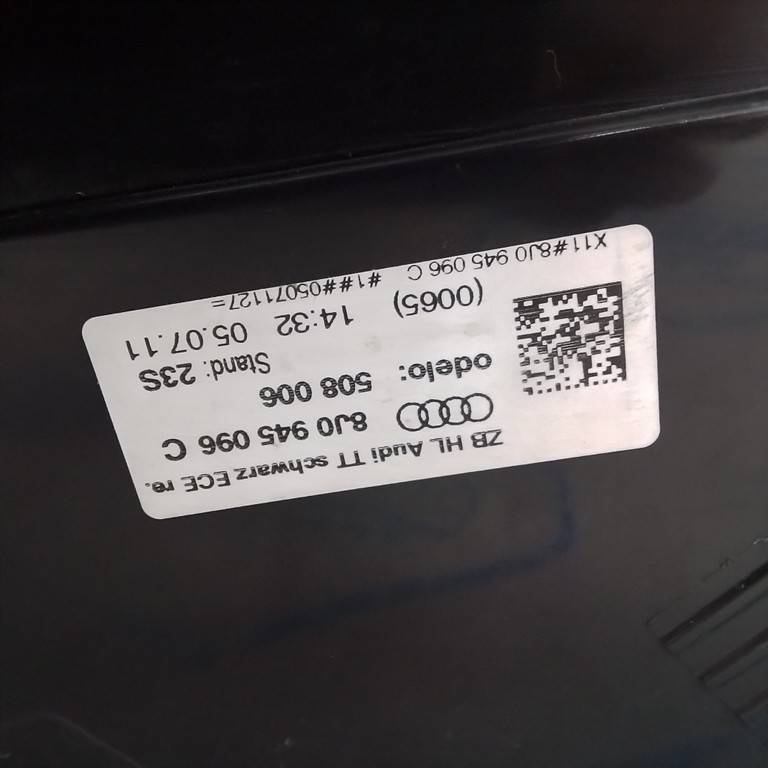 FANALE POST. DX. USATO AUDI TT «8J3» (2007) - immagine 8