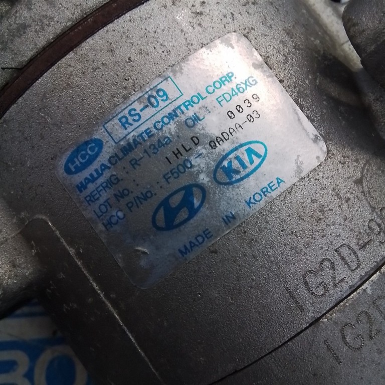 COMPRESSORE A/C USATO HYUNDAI I10 «II» (2014) - immagine 2