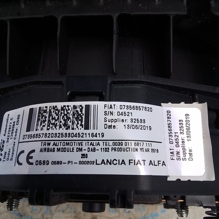 AIR-BAG GUIDATORE USATO FIAT DUCATO «290» (2014) - immagine 3