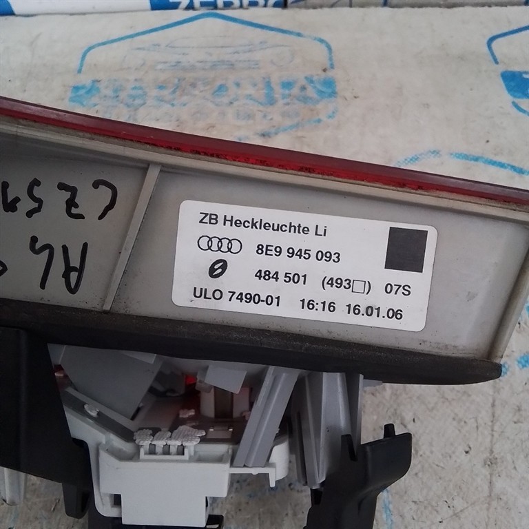 FANALE INT. POST. SX. USATO AUDI A4 «8ED» AVANT (2005) - immagine 6